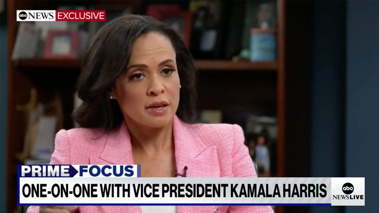 Linsey Davis interviews Kamala Harris