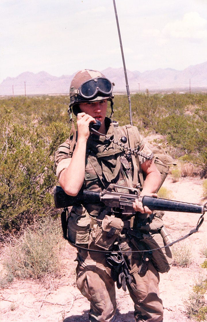 Craig Morgan in uniform