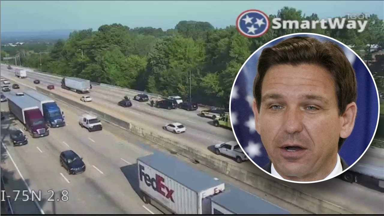 DeSantis involved in car accident on drive to Chattanooga; Florida governor unhurt