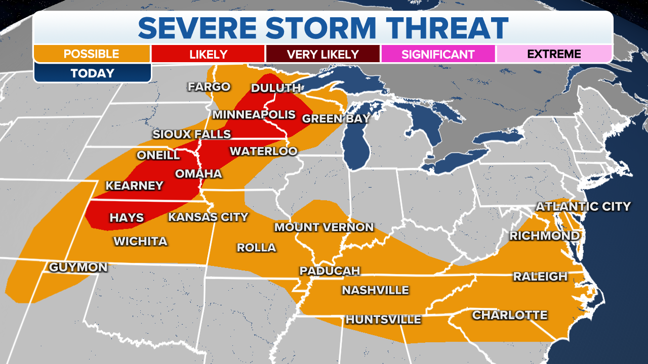 Severe weather from Midwest to mid-Atlantic brings tornado, flash ...