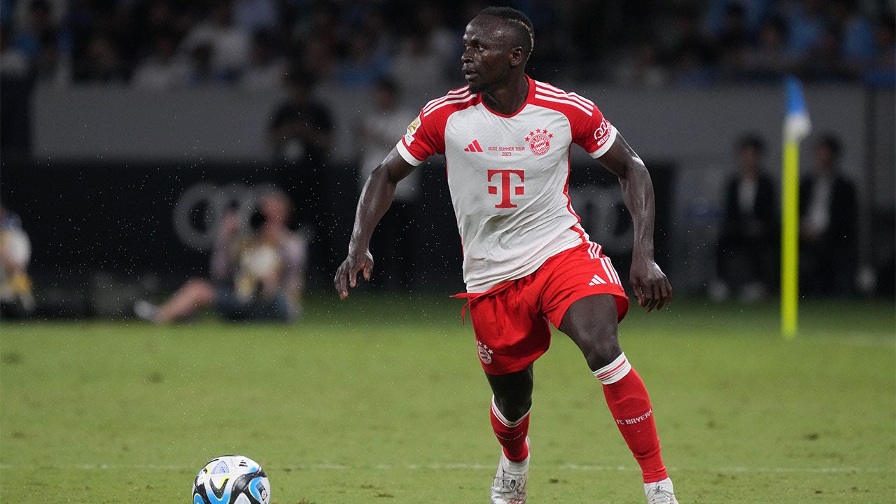 Sadio Mane in action