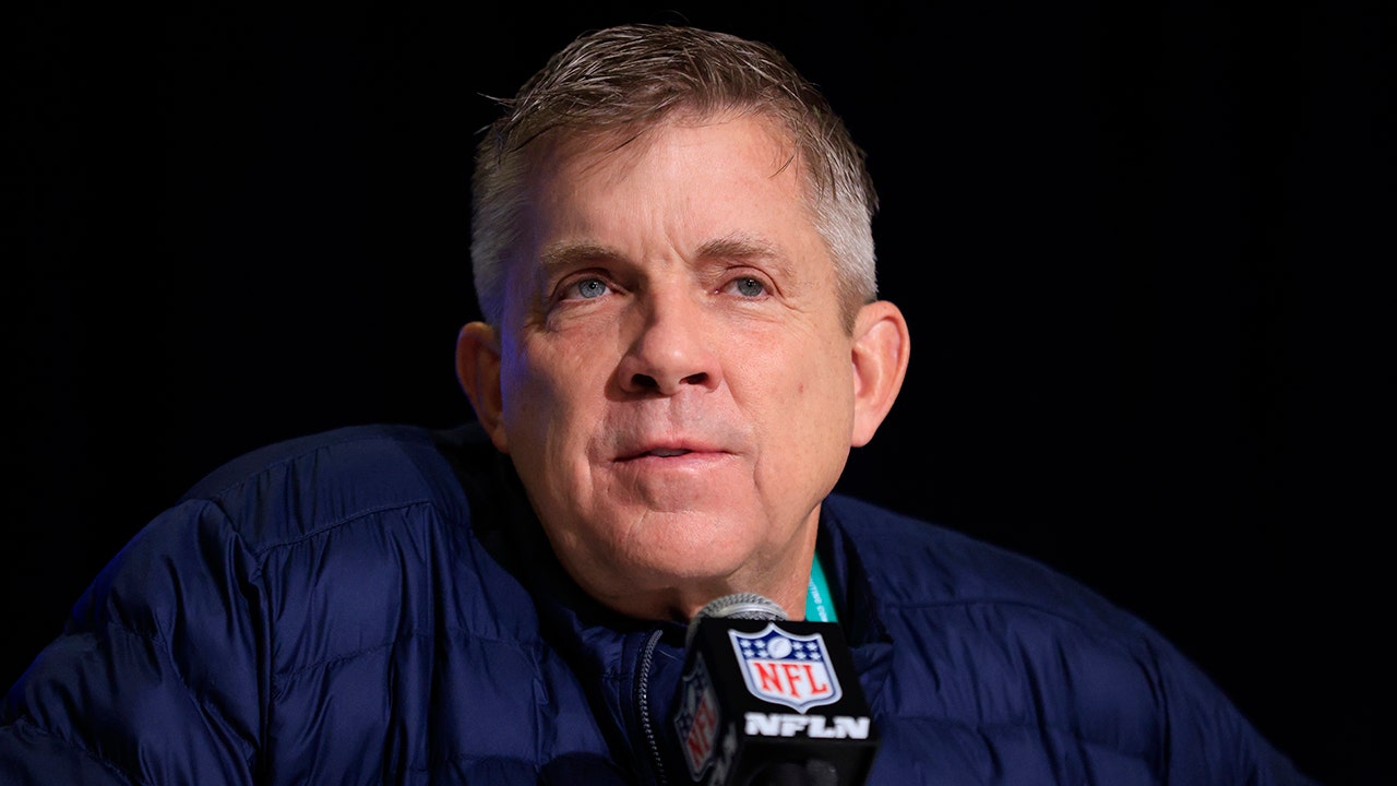 Sean Payton at the combine