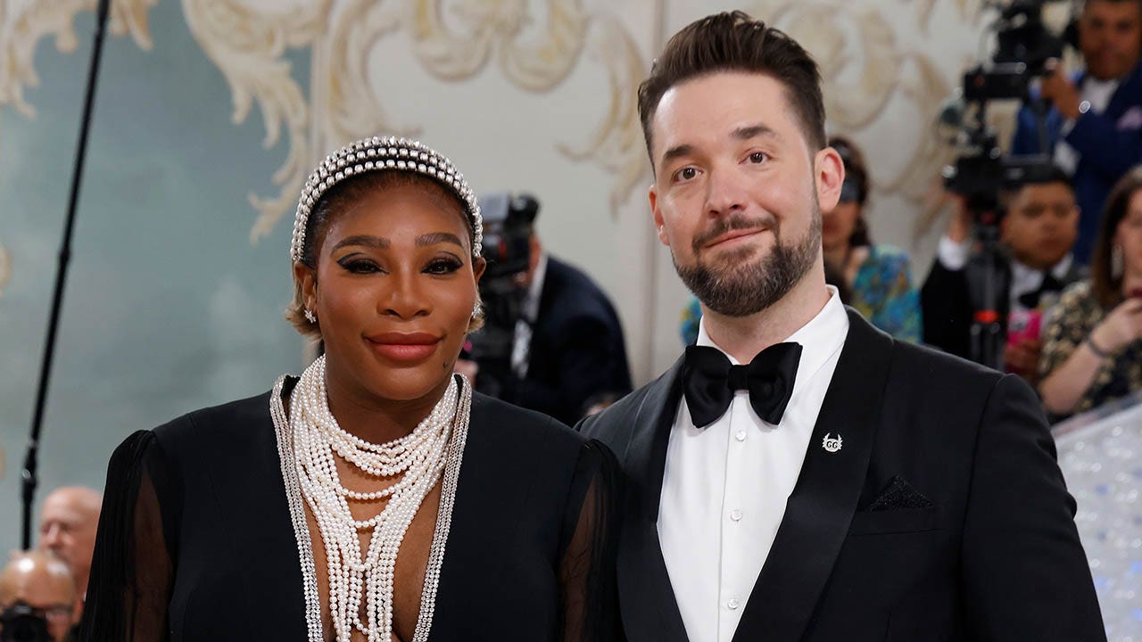 Serena Williams and Alexis Ohanian