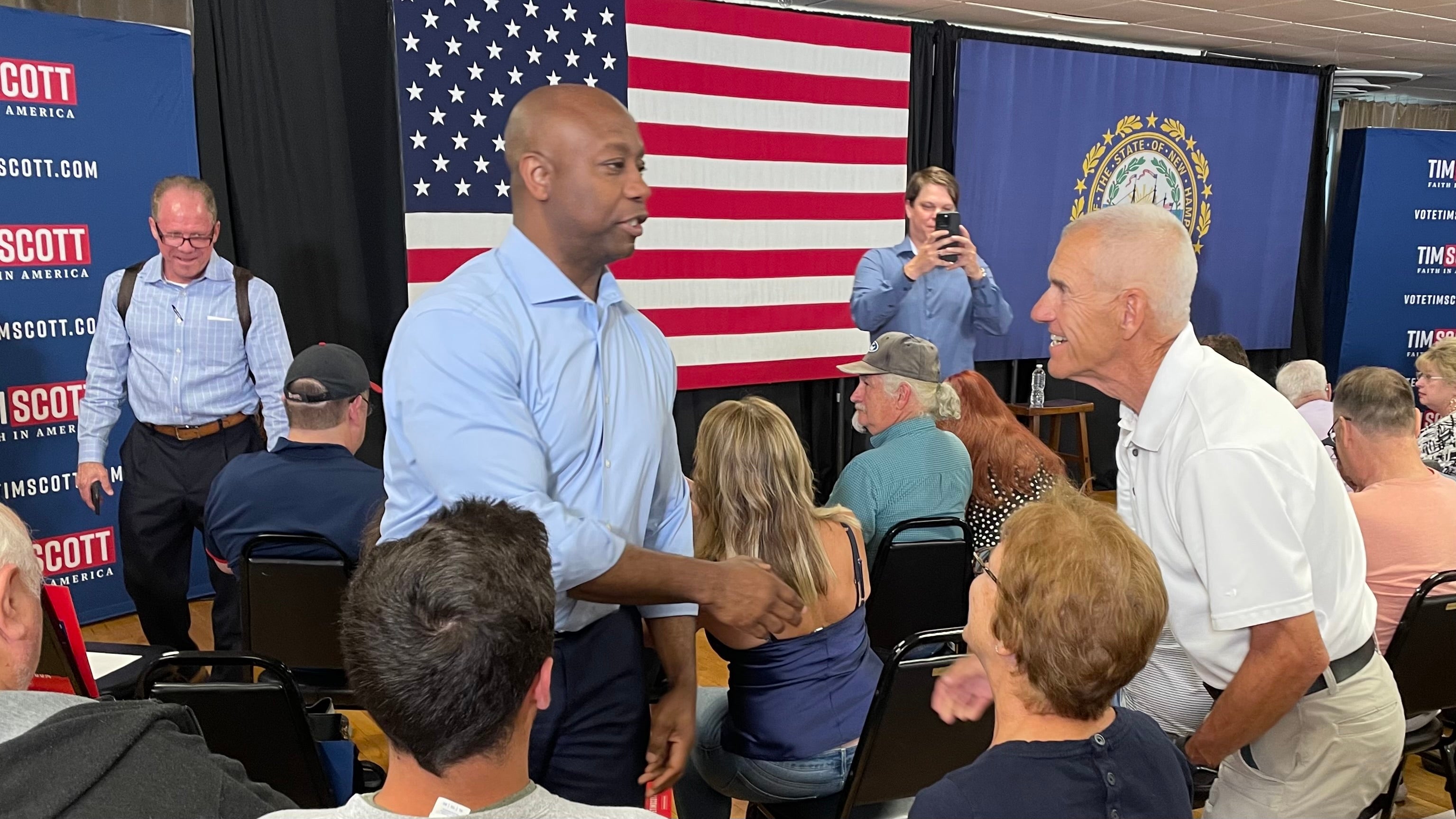 Tim Scott town hall in New Hampshire