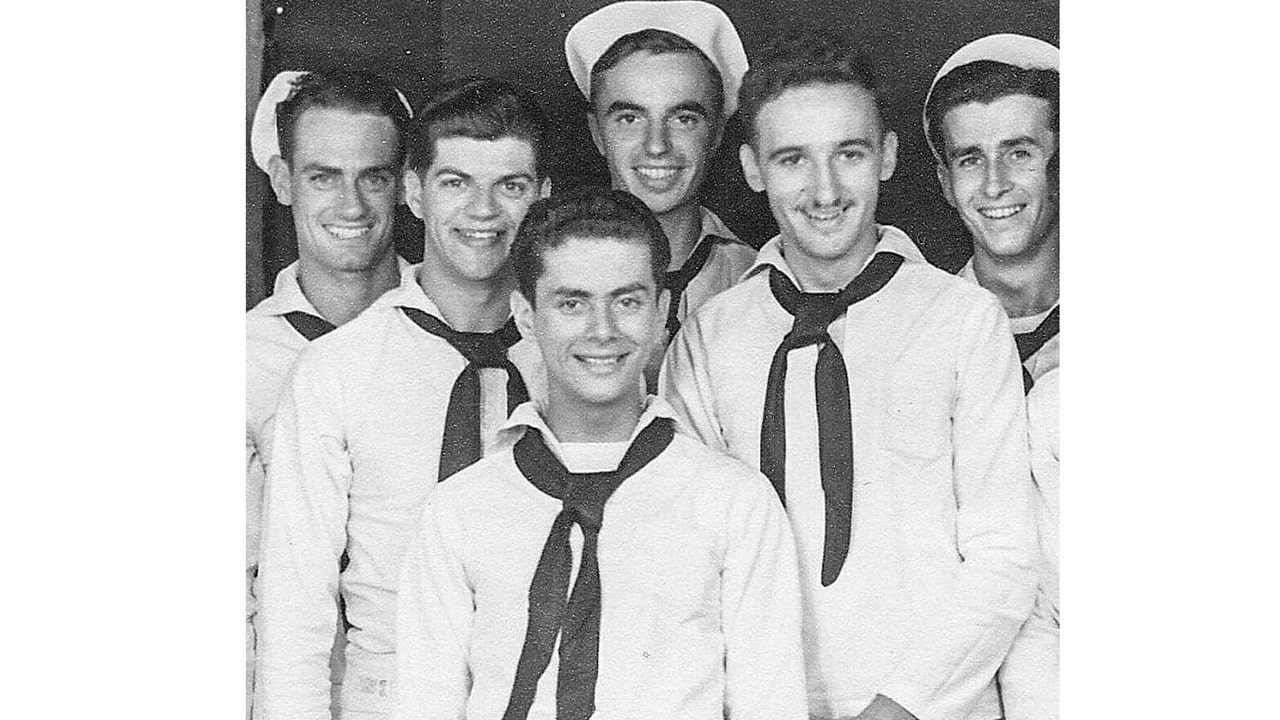 World War II sailors with Tito Puente