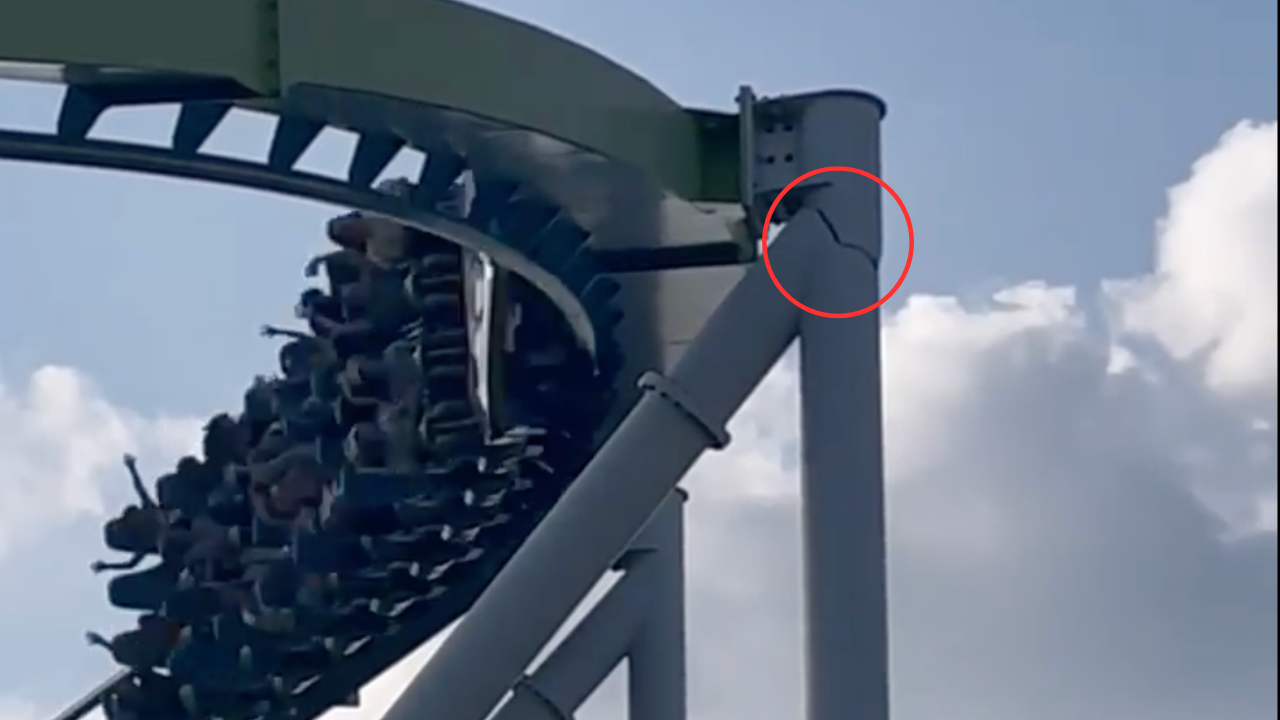 Second structural issue discovered on Carowinds roller coaster after massive crack forces ride to shut down