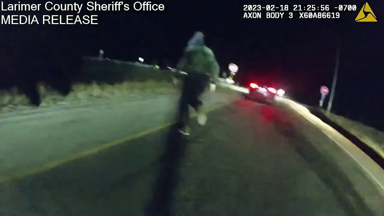 Suspect running from Colorado deputy