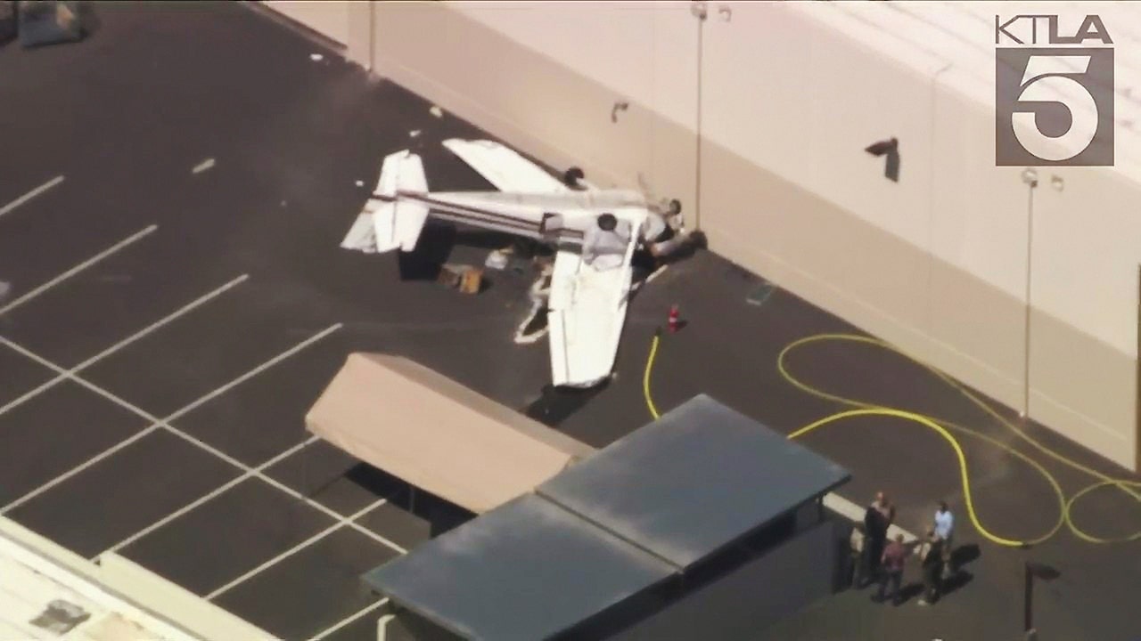 Southern California plane crash kills 1, injures 3 others