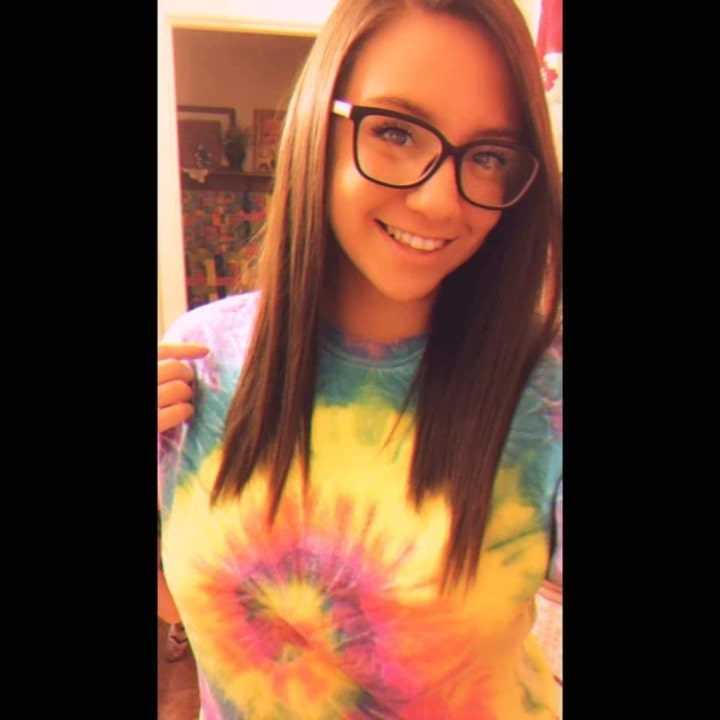 Andi Wagner wearing a tie-dye shirt