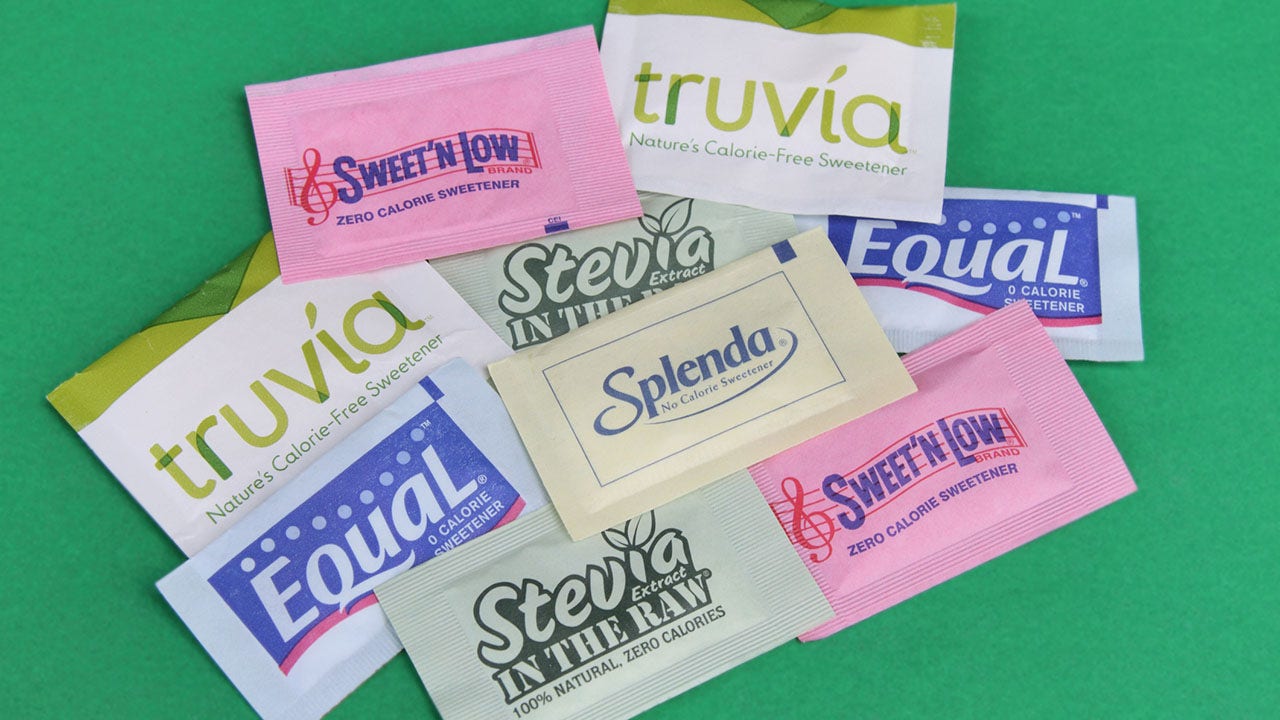 Sugar substitute packets