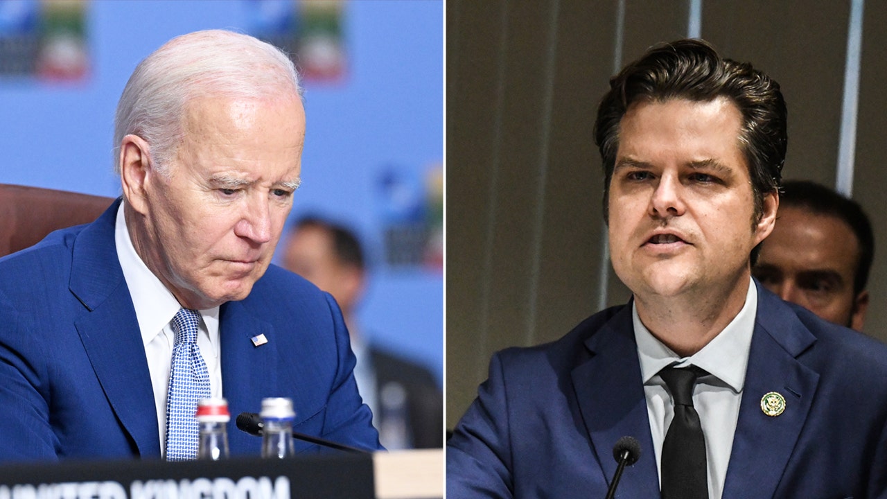 Rep Gaetz says Biden is 'sleepwalking' the US into another world war over Ukraine aid: 'Are we safer today?'