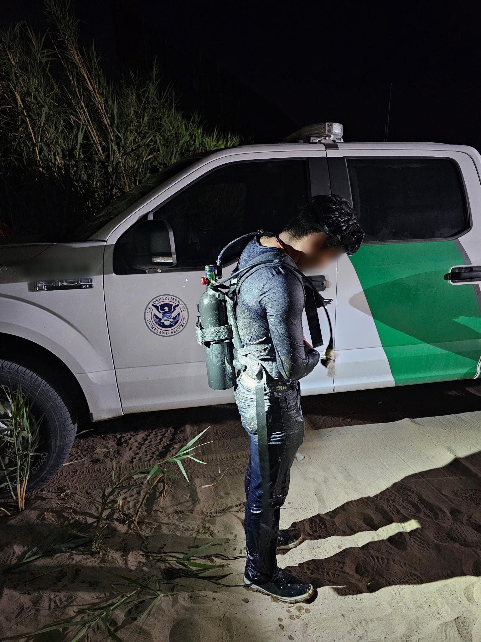 Migrant caught attempting to scuba dive across border into US, Border Patrol says