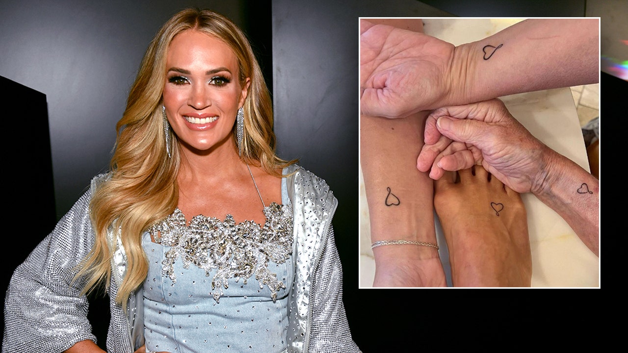 Carrie Underwood's mom gets matching tattoos with the family on a whim in Las Vegas