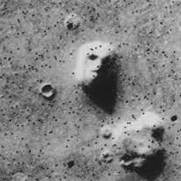Face on Mars photograph