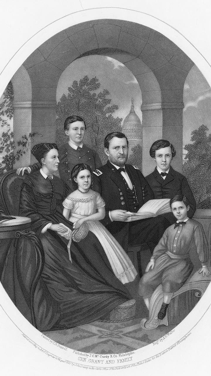 Улисс С. Грант и его семья