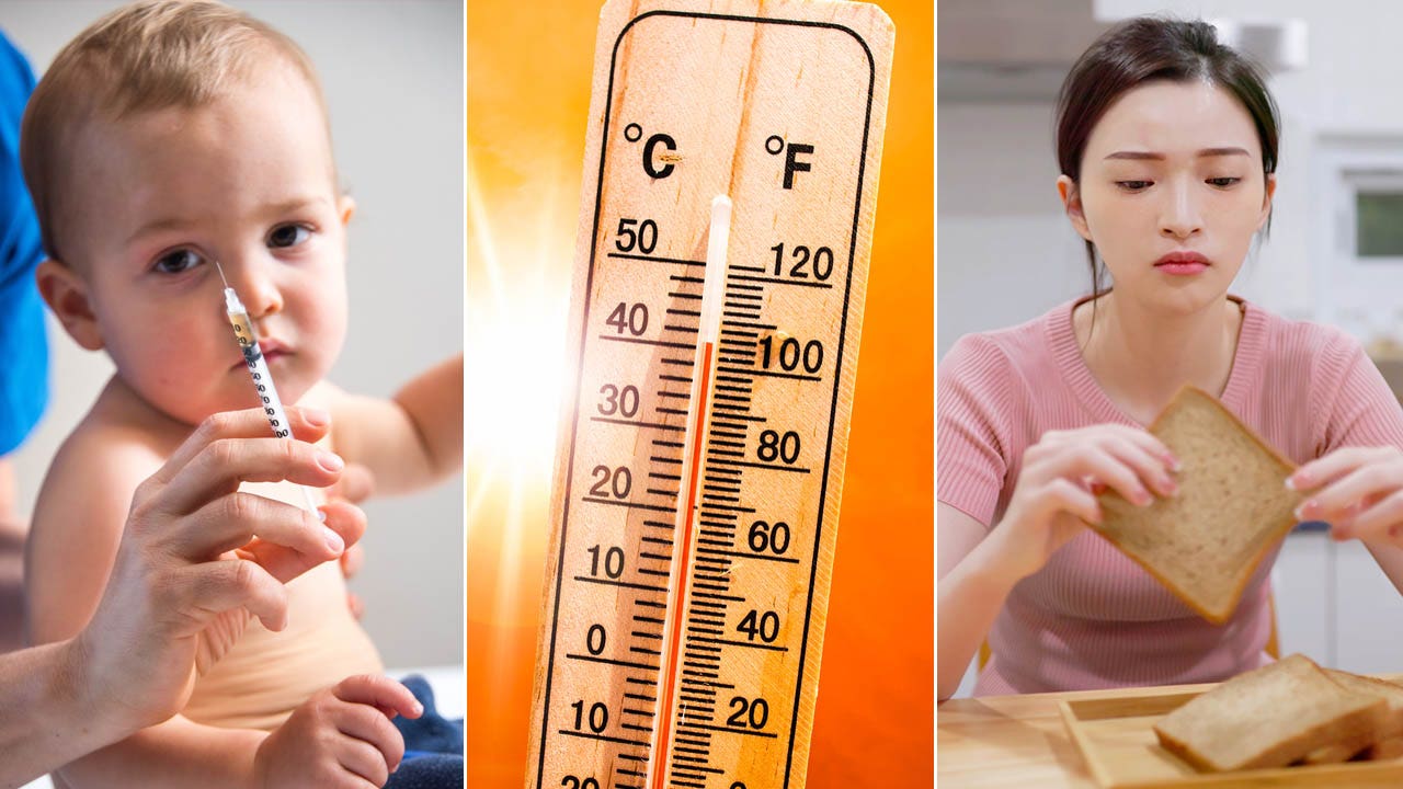 Kids are behind on vaccines, heat wave raises heart attack risk, and ‘girl dinners’ trend sparks concern