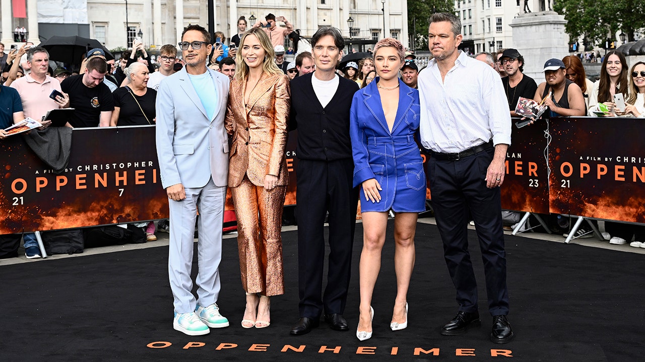 Oppenheimer cast on the red carpet