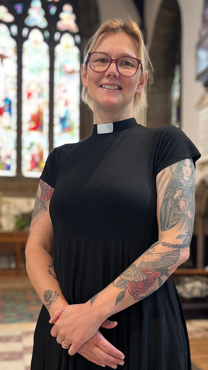Reverend with tattoos sparks controversy