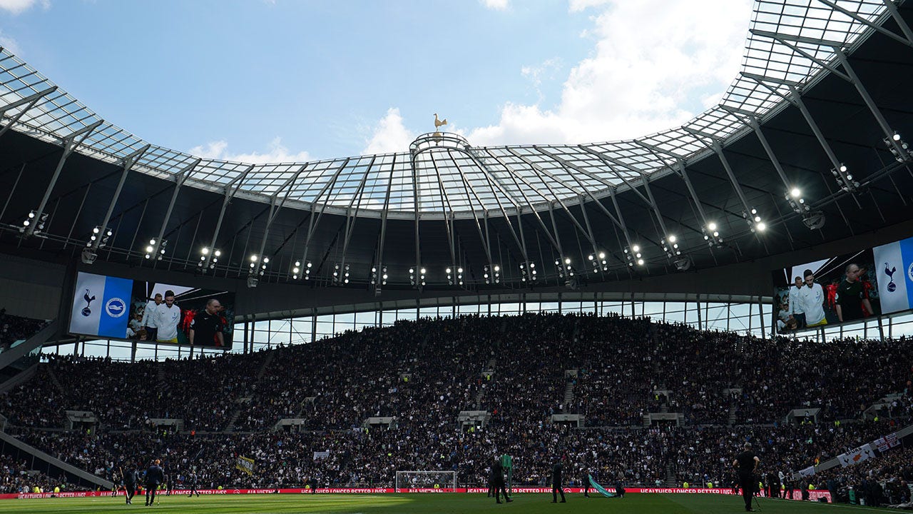 Inside of Tottenham stadium