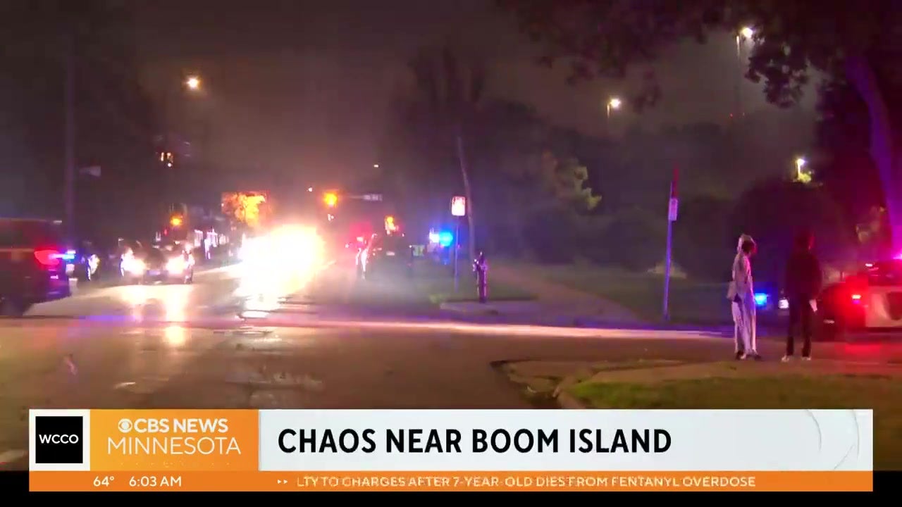 WATCH: Minneapolis’ Boom Island explosion nearly takes out reporter