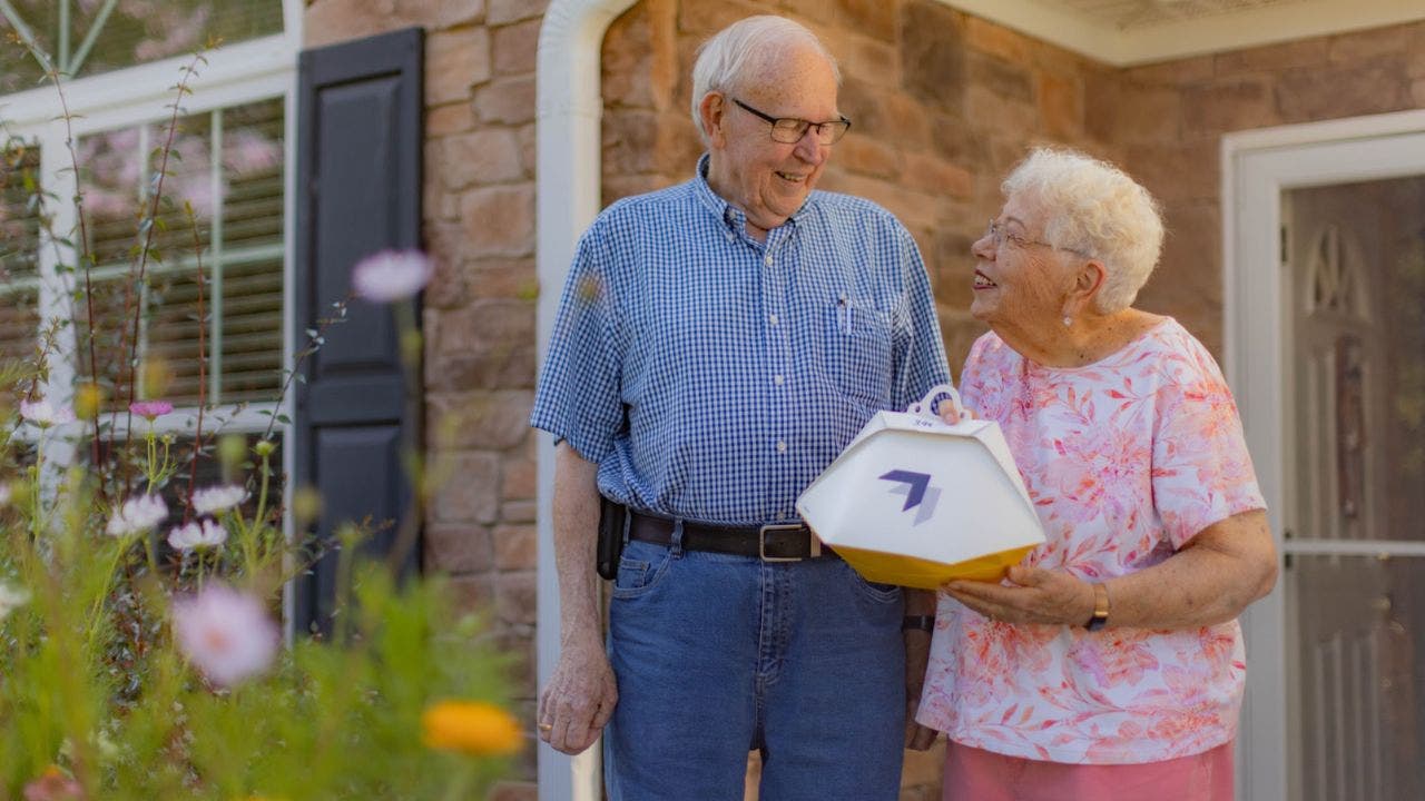 They’re in their 80s and addicted to drone deliveries