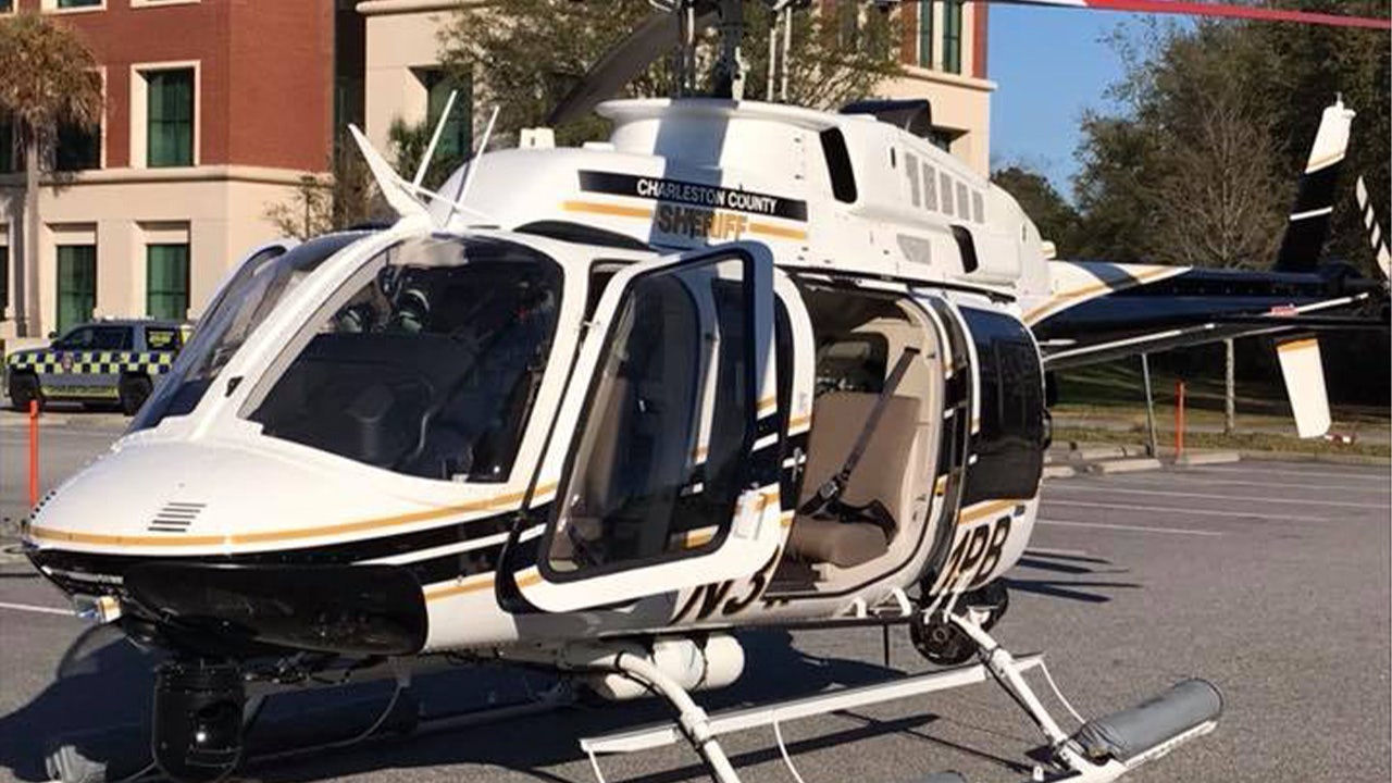 South Carolina sheriff's office helicopter crashes near Charleston International Airport, flights grounded