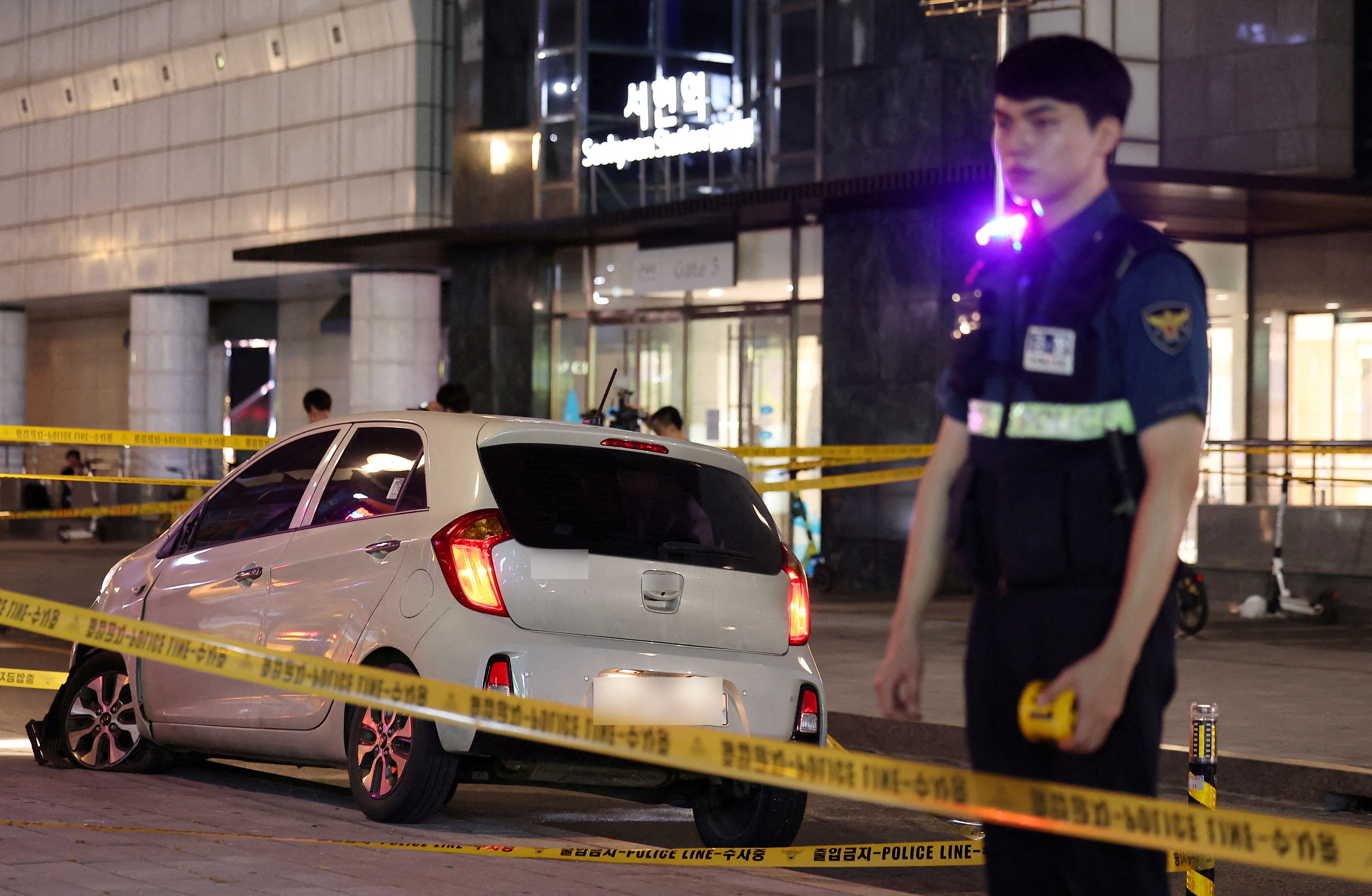 Man rams pedestrians and stabs shoppers at mall in deadly attack