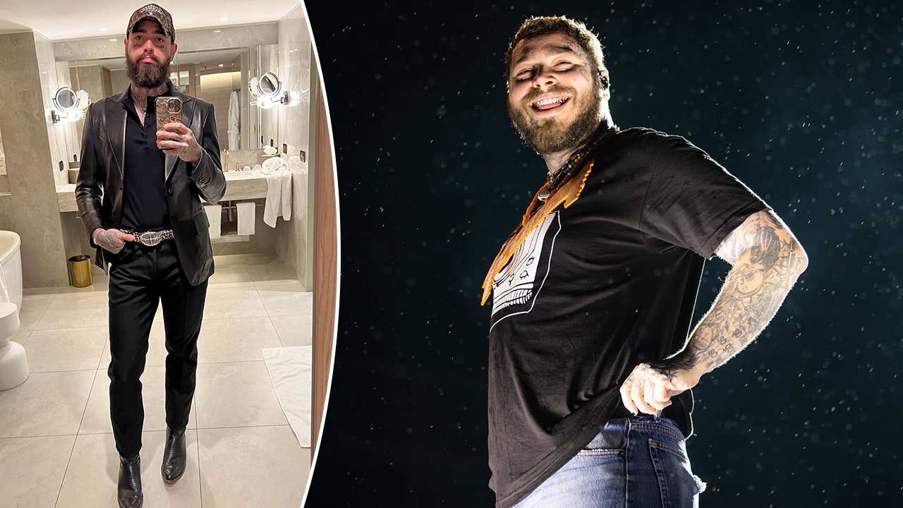Post Malone flaunts weight loss after revealing his secret to dropping