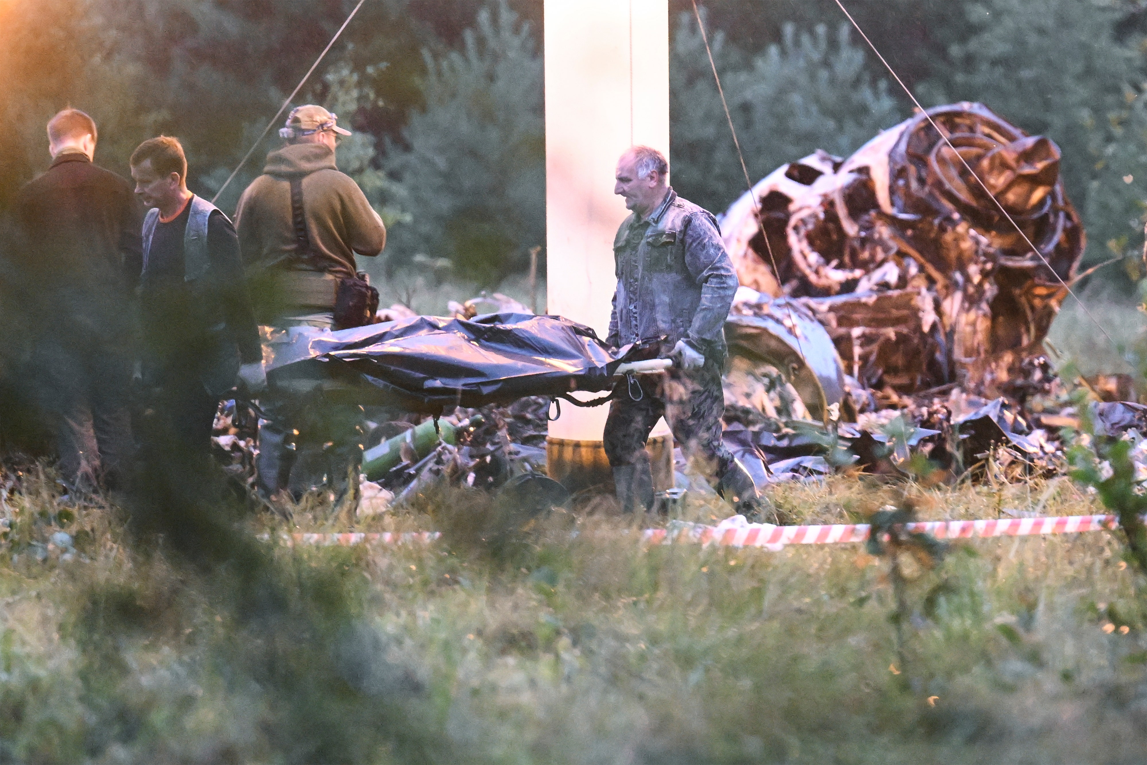 Prigozhin crash witnesses say they heard ‘explosion’ before jet plummeted from the sky