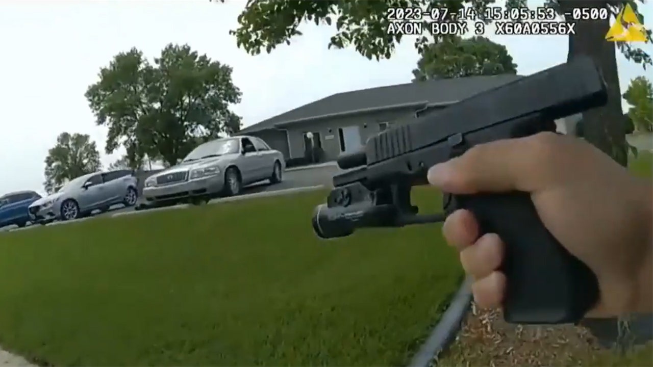 North Dakota police officer’s bodycam footage shows moment he was ambushed