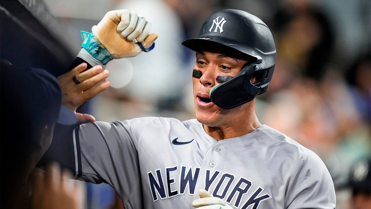 Official team merchandise on sale at the Yankee Store outside the News  Photo - Getty Images