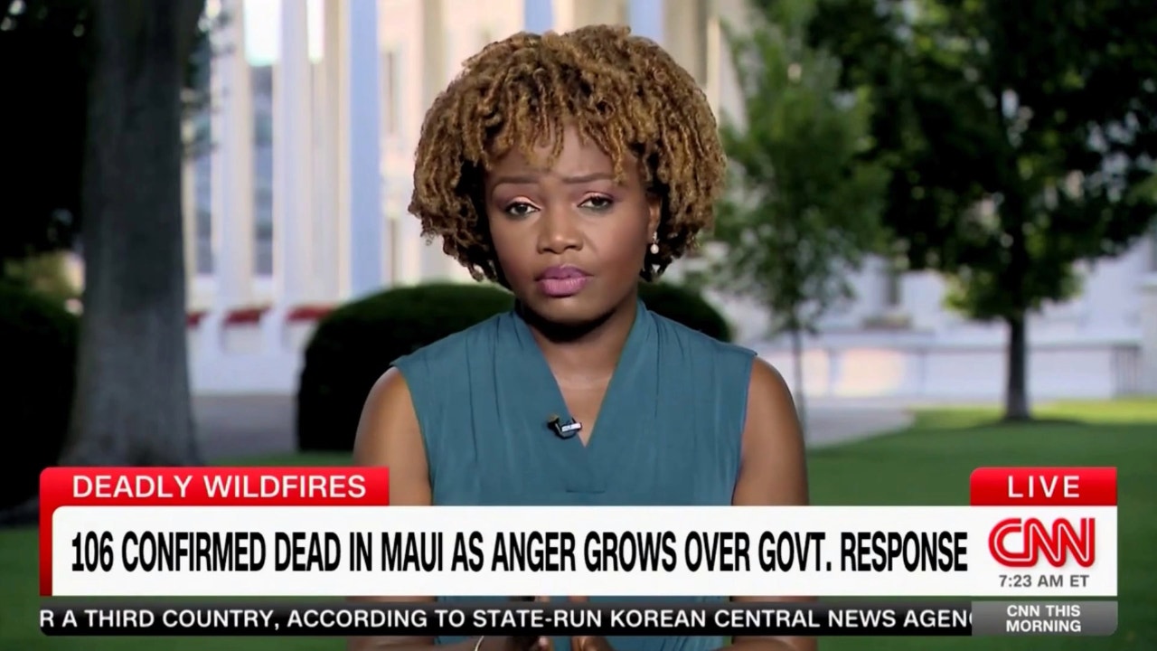 Karine Jean-Pierre pushes back on Biden ignoring Maui wildfires: 'He has been talking about this'