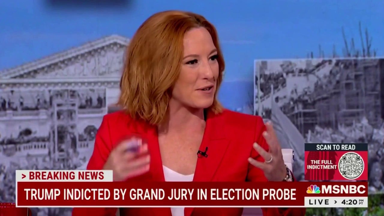 Psaki Hypes Trump Indictment As Book Club Assignment Encourage Your Friends And Neighbors To 4558