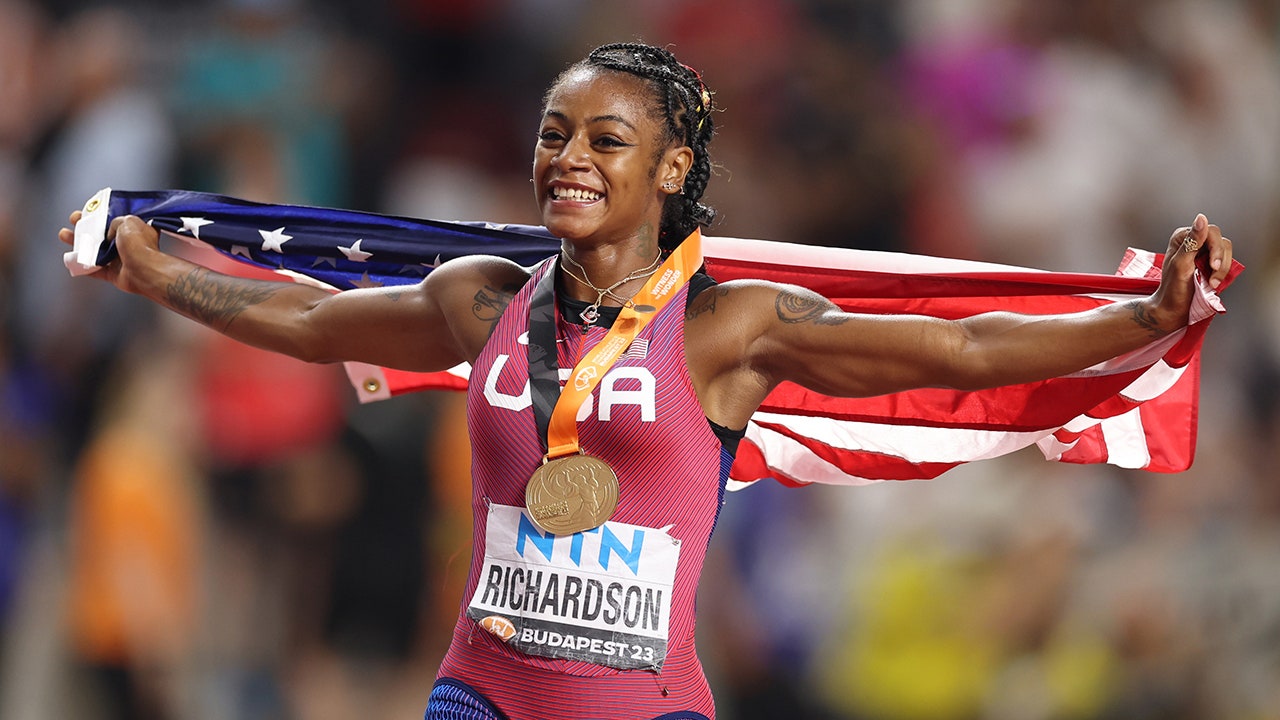 US sprinter Sha'Carri Richardson wins gold in women's 100-meter race at ...