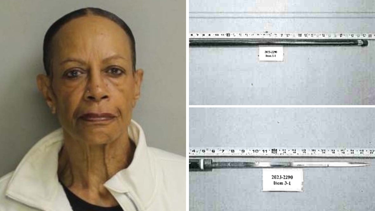 Philadelphia woman, 70, allegedly stabbed man with 16-inch blade hidden in her cane