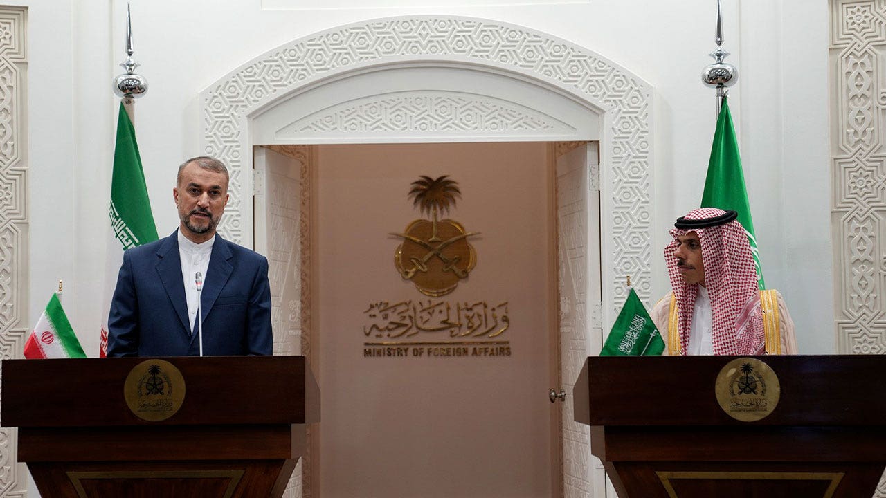 Iranian foreign minister visits Saudia Arabia following countries' yearslong rivalry