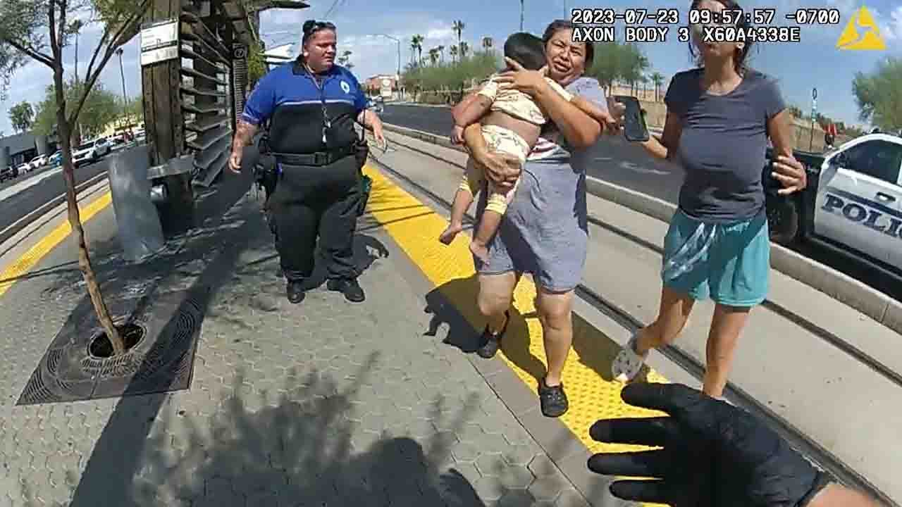 Arizona cop, retired paramedic save baby who stopped breathing, bodycam video shows