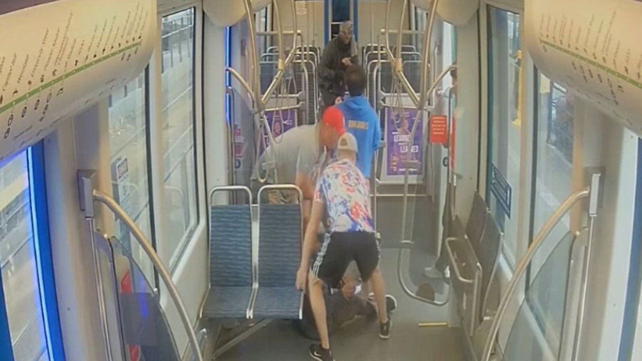 Seattle light rail stabbing seen on video as passengers confront attacker