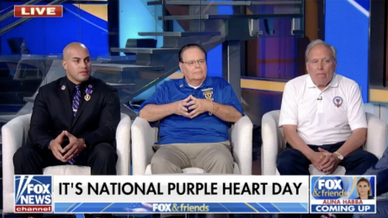 Veterans detail combat stories on National Purple Heart Day, sharing importance of recognition