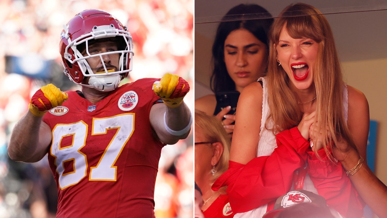 Patrick Mahomes throws 3 TD passes, Taylor Swift celebrates as