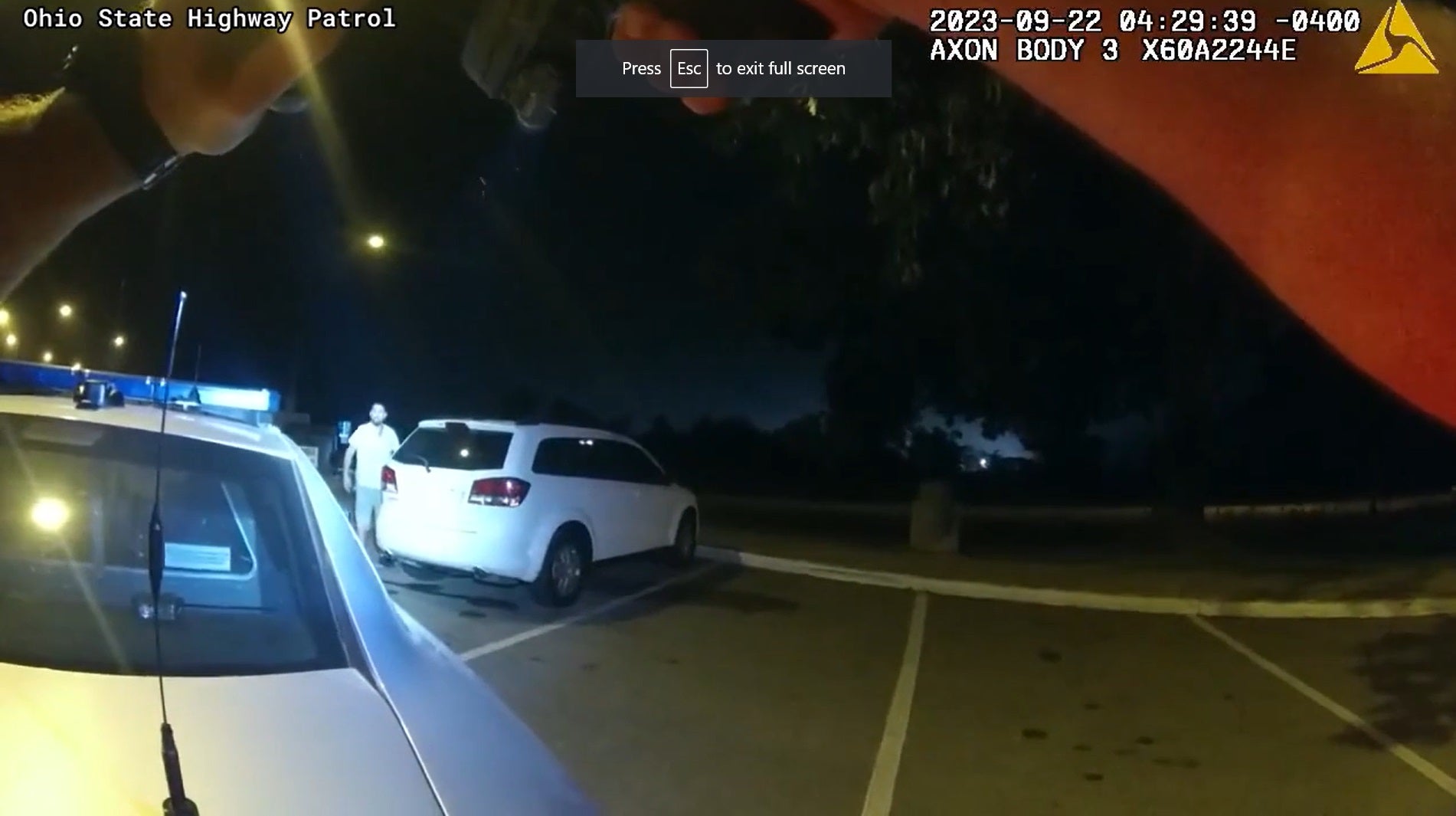 Wild bodycam footage of fugitive daring cops to shoot him before high-speed chase