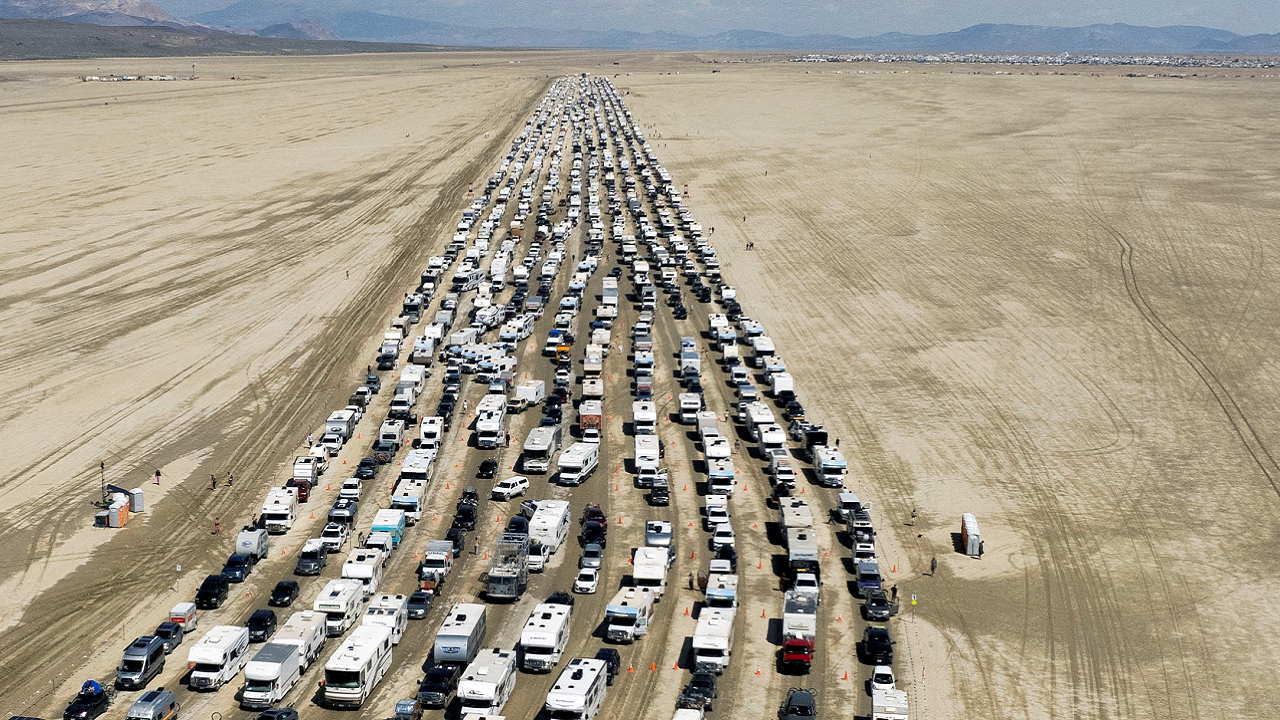 Burning Man traffic jam tops 7 hours as Nevada festival's road reopens