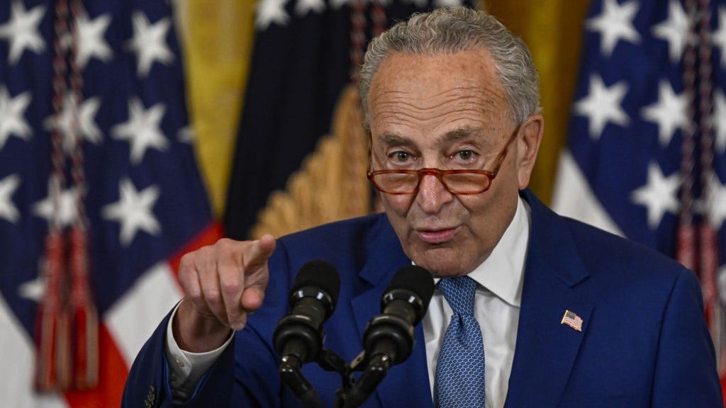 Schumer responds to calls for Trump to be speaker of House: 'No thanks, we're good'