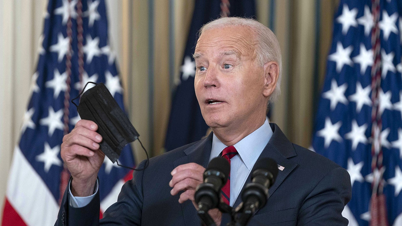Biden jokes about being forced to wear a mask: 'Don't tell them I didn't have it on'
