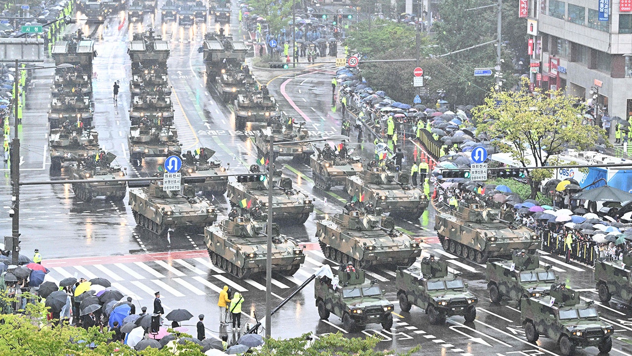 South Korea flexes military muscle with parade, issues dire warning about North's nuclear pursuit