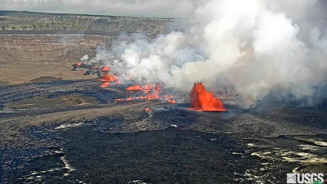 Hawaii’s Kilauea volcano erupting for third time this year