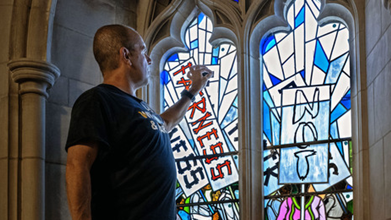 National Cathedral replaces windows honoring Confederacy with