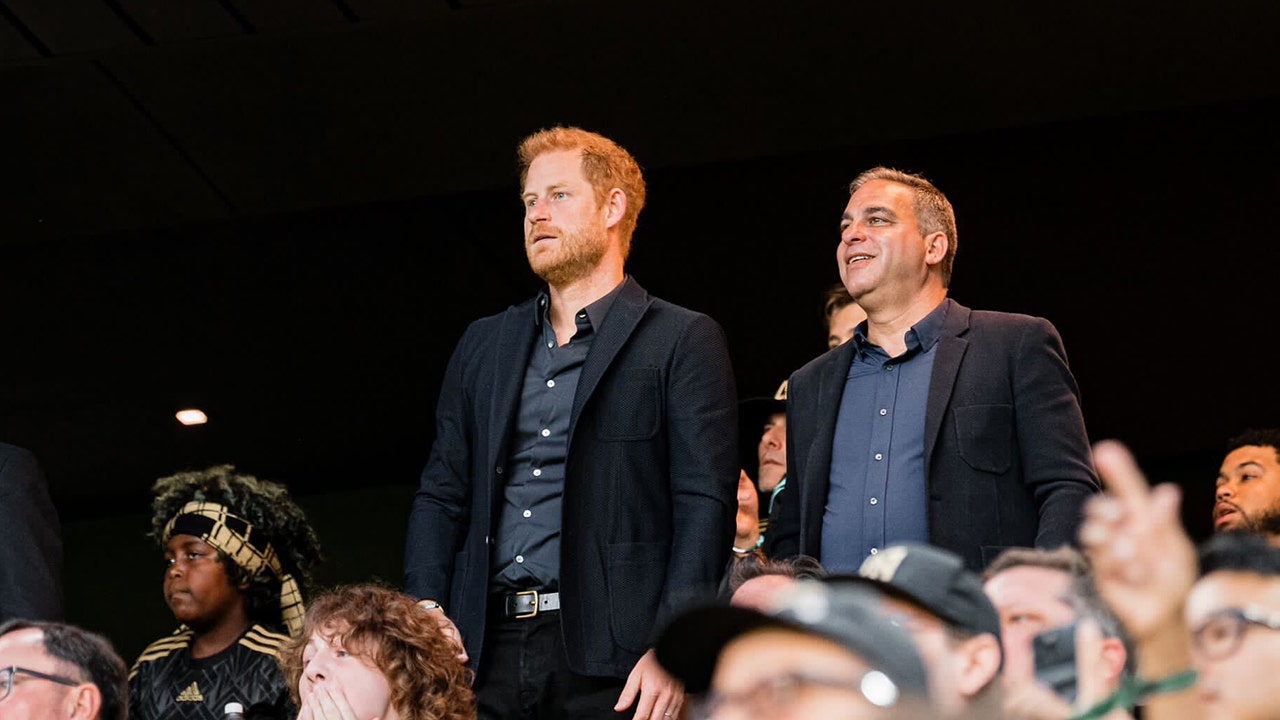 Prince Harry spotted without Meghan Markle as he cozies up to A-list stars  at Messi soccer game | Fox News