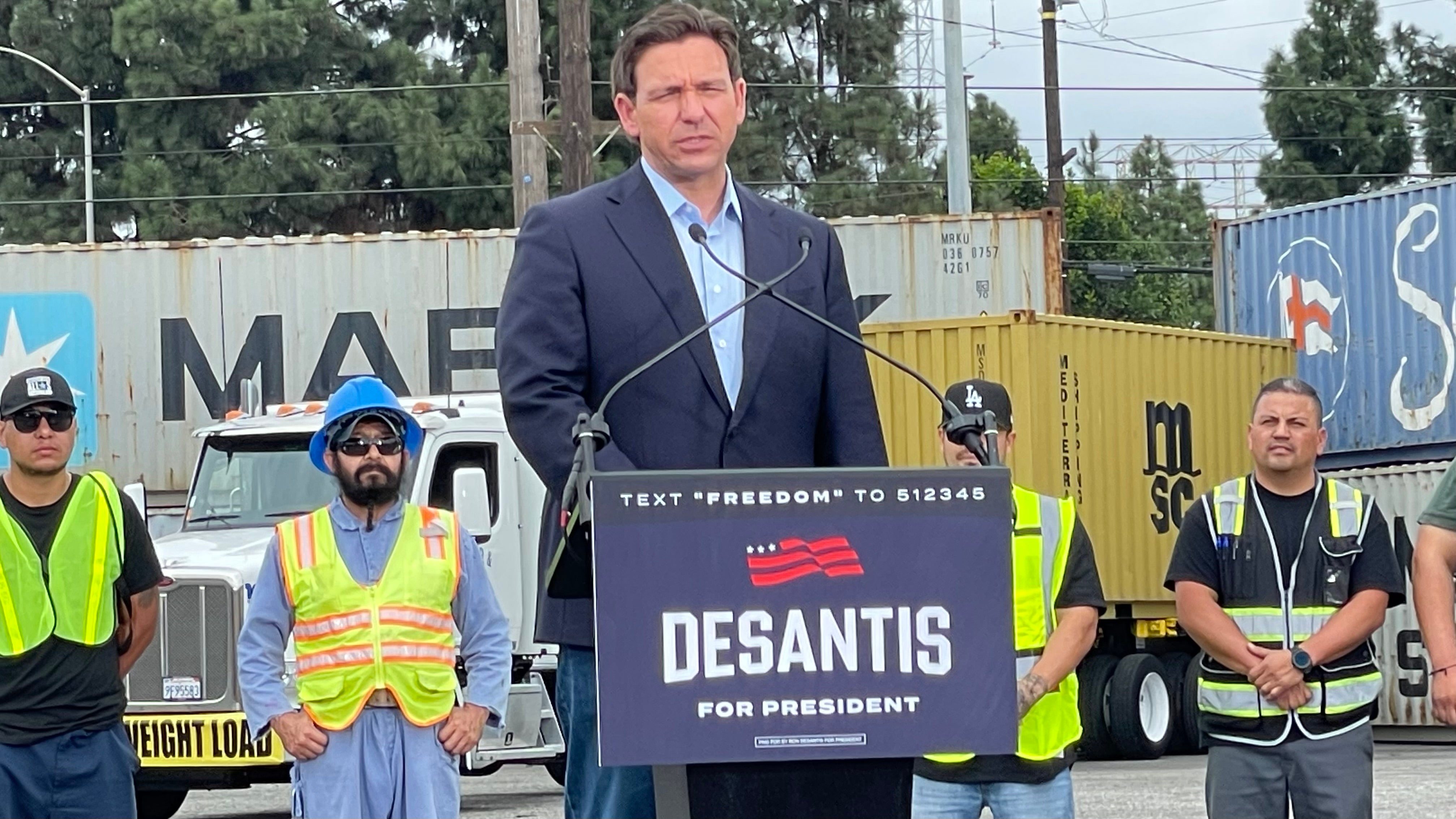 Ron DeSantis vows to deport ‘everyone that has come illegally under Biden’