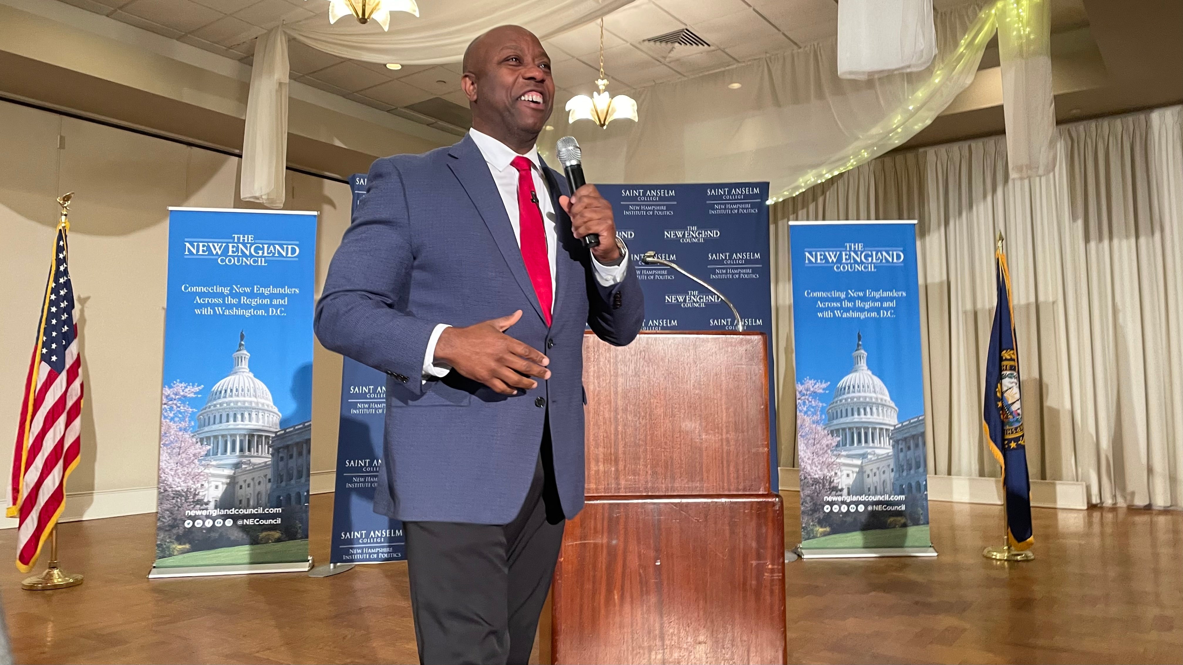Tim Scott slams Trump, other GOP presidential candidates for being 'wrong' on abortion